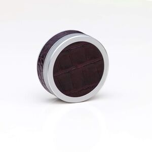 Ruk Can | Embossed Croc Leather & Aluminium Pouch Container | EDC Storage Can